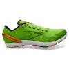 BROOKS Unisex Draft XC Spike - Green Grecko/Red Orange/White- Regular (D) -Shoe Zone Shop 100039 308 L Draft XC