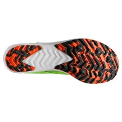 BROOKS Unisex Draft XC Spike - Green Grecko/Red Orange/White- Regular (D) -Shoe Zone Shop 100039 308 S Draft XC