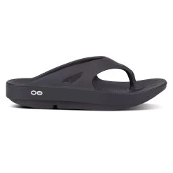 OOfos Unisex OOriginal Sandal - Black- Regular (D)