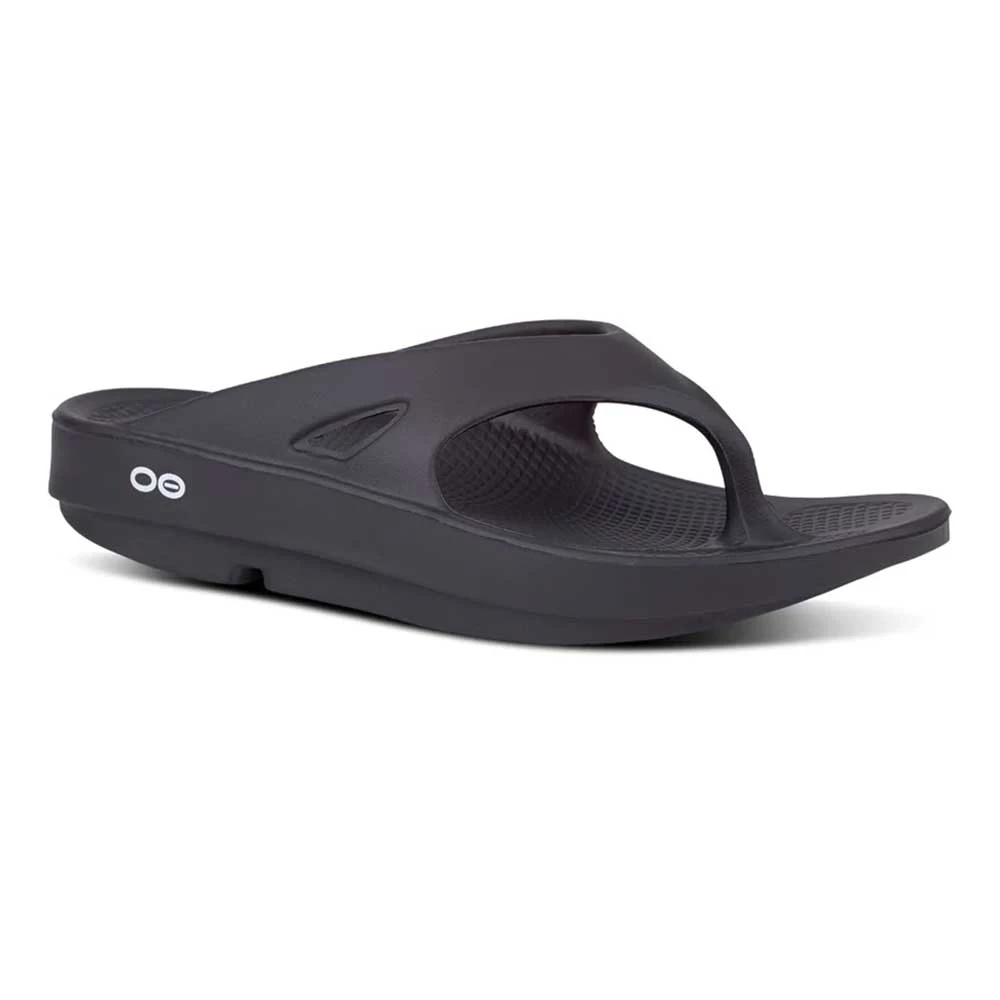 OOfos Unisex OOriginal Sandal - Black- Regular (D) 4 OOfos Unisex OOriginal Sandal - Black- Regular (D) - Image 2