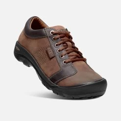 Keen Men's Austin Casual Shoes - Chocolate Brown- Regular (D) -Shoe Zone Shop 1007722 3Q PDP