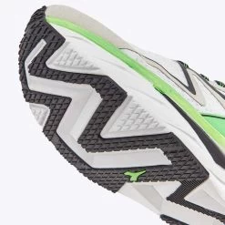 Diadora Men's Atomo V7000 Running Shoe - White/Green Fluo/Black - Regular (D) -Shoe Zone Shop 101 4 3ccc0758 d87d 47e9 8b97 bb4a04c6f0b2