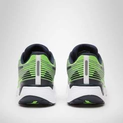 Diadora Men's Mythos Blushield Vigore Running Shoe - White/Black Iris/Neon Mint - Regular (D) -Shoe Zone Shop 101.178046 C9805 20 HR