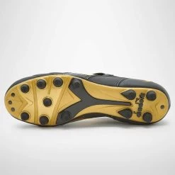 Diadora Men's Brasil #9 Italy LT+MDPU Soccer Shoe - Black/Gold 11 Diadora Men's Brasil #9 Italy LT+MDPU Soccer Shoe - Black/Gold -Shoe Zone Shop 101.178784 C0893 40 HR