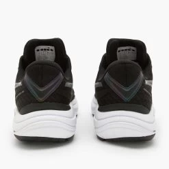 Diadora Women's Mythos Blushield Vortice 8 Running Shoe - Black/White-Regular (B) -Shoe Zone Shop 101.179077 C7406 20 HR