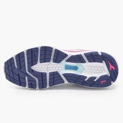 Diadora Women's Mythos Blushield Vortice 8 Running Shoe - White/Blueprint- Regular (B) -Shoe Zone Shop 101.179080 C4127 40 HR