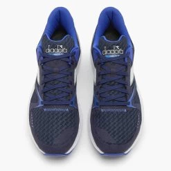 Diadora Men's Mythos Blushield Vortice 8 Running Shoe- Blue Corsair/White/Surf The Web - Regular (D) -Shoe Zone Shop 101.179087 D0244 50 HR