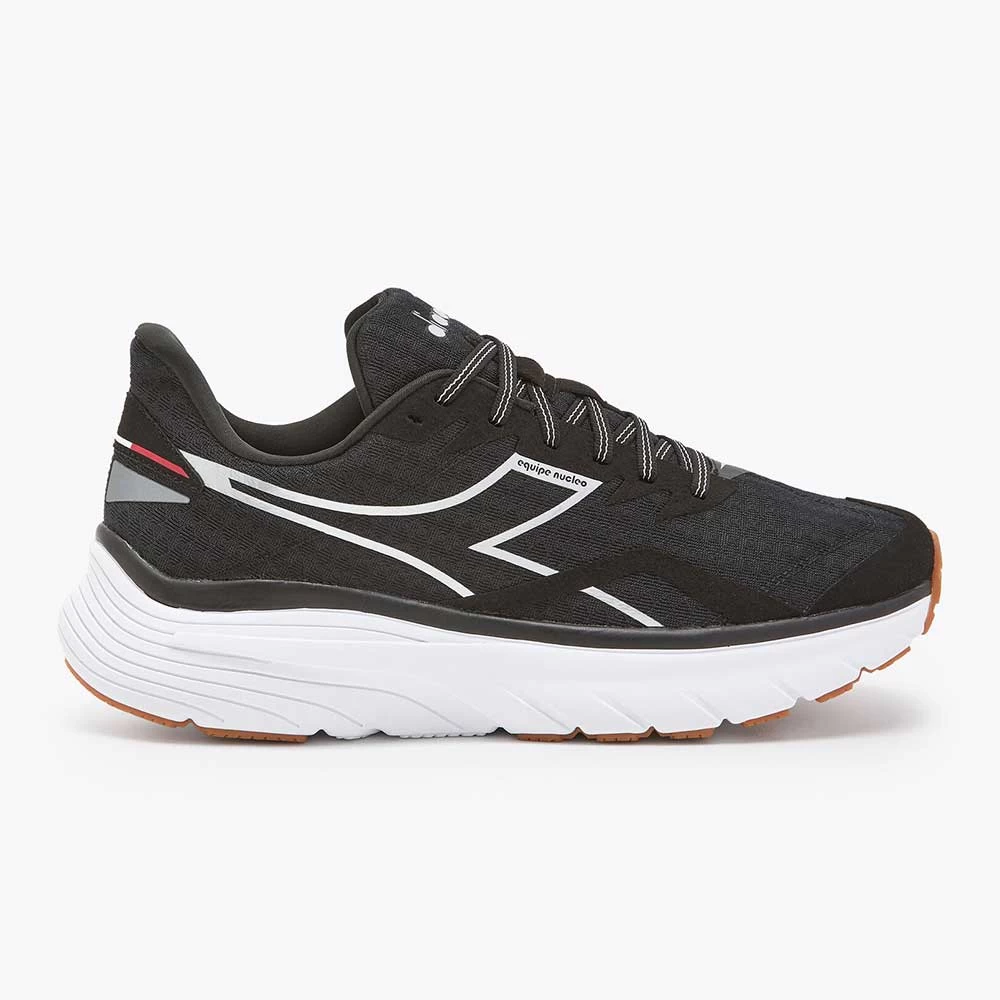 Diadora Men's Nucleo Running Shoe - Black/Silver/White - Regular (D) 3 Diadora Men's Nucleo Running Shoe - Black/Silver/White - Regular (D)