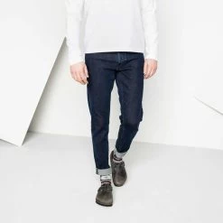 Birkenstock Women's Boston SFB Oiled Leather - Iron - Regular -Shoe Zone Shop 1013255 f look m