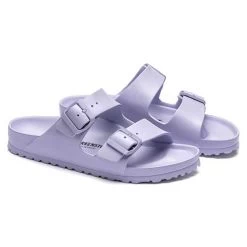 Birkenstock Arizona EVA Sandal -Purple Fog- Medium/Narrow -Shoe Zone Shop 1017046 pair