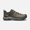 Keen Men's Targhee III Leather Waterproof Hiking Shoe - Black Olive/Golden Brown - Regular (D) -Shoe Zone Shop 1017784 P PDP
