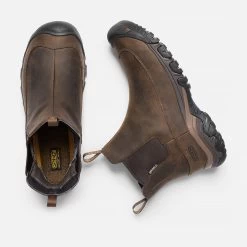 Keen Men's Anchorage III Waterproof Boot - Dark Earth/Mulch- Regular (D) -Shoe Zone Shop 1017790 PLD PDP