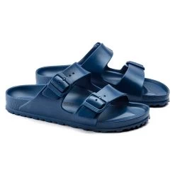 Birkenstock Arizona EVA Sandals - Navy - Medium/Narrow -Shoe Zone Shop 1019142 pair