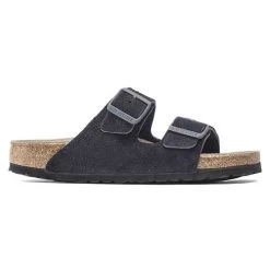 Birkenstock Arizona Suede Soft Footbed -Midnight- Medium/Narrow -Shoe Zone Shop 1020716 side