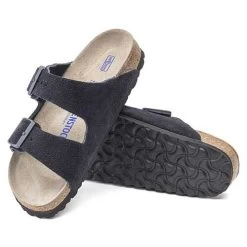 Birkenstock Arizona Suede Soft Footbed -Midnight- Medium/Narrow -Shoe Zone Shop 1020716 sole