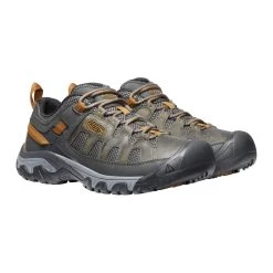 Keen Men's Targhee Vent Trail Shoe - Raven/Bronze Brown - Regular (D) -Shoe Zone Shop 1020743 PLA large