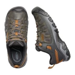 Keen Men's Targhee Vent Trail Shoe - Raven/Bronze Brown - Regular (D) -Shoe Zone Shop 1020743 PLD large
