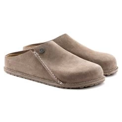 Birkenstock Women's Zermatt Suede Slipper - Gray Taupe - Medium/Narrow 12 Birkenstock Women's Zermatt Suede Slipper - Gray Taupe - Medium/Narrow -Shoe Zone Shop 1021318 pair