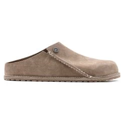 Birkenstock Women's Zermatt Suede Slipper - Gray Taupe - Medium/Narrow 10 Birkenstock Women's Zermatt Suede Slipper - Gray Taupe - Medium/Narrow -Shoe Zone Shop 1021318 side