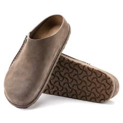 Birkenstock Women's Zermatt Suede Slipper - Gray Taupe - Medium/Narrow 13 Birkenstock Women's Zermatt Suede Slipper - Gray Taupe - Medium/Narrow -Shoe Zone Shop 1021318 sole