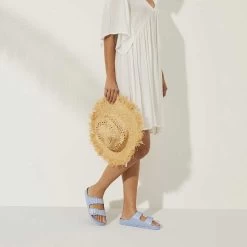 Birkenstock Arizona EVA Sandals - Dusty Blue- Medium/Narrow -Shoe Zone Shop 1022308 f look f