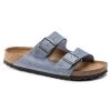 Birkenstock Arizona SFB Oil Leather Sandal - Dusty Blue - Regular/Wide 1 Birkenstock Arizona SFB Oil Leather Sandal - Dusty Blue - Regular/Wide -Shoe Zone Shop 1022477