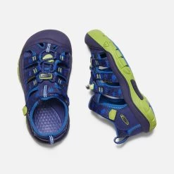 Keen Little Kids' Newport H2 Sandal - Blue Depths/Chartureuse 8 Keen Little Kids' Newport H2 Sandal - Blue Depths/Chartureuse -Shoe Zone Shop 1022834 PLD PDP 1