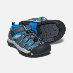 Keen Big Kids' Newport H2 Sandal - Magnet/Brilliant Blue -Shoe Zone Shop 1022839 PPS PDP 1
