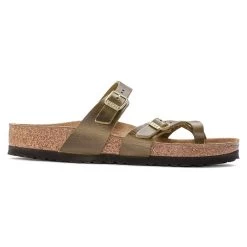 Birkenstock Women's Mayari Oiled Leather Sandal- Green Olive- Regular/Wide 11 Birkenstock Women's Mayari Oiled Leather Sandal- Green Olive- Regular/Wide -Shoe Zone Shop 1023209 side