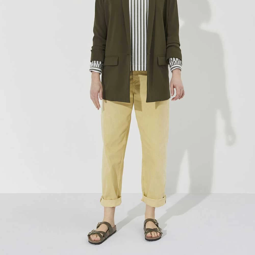 Birkenstock Women's Franca Cork Green Olive Oiled Leather Sandal - Regular/Wide 8 Birkenstock Women's Franca Cork Green Olive Oiled Leather Sandal - Regular/Wide - Image 6