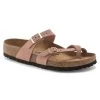 Birkenstock Women's Mayari NuBuck Soft Footbed - Old Rose- Regular/Wide -Shoe Zone Shop 1023964