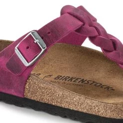 Birkenstock Women's Gizeh Braid Sandal- Festival Fuchsia- Regular/Wide -Shoe Zone Shop 1023991 detail 1