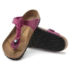 Birkenstock Women's Gizeh Braid Sandal- Festival Fuchsia- Regular/Wide -Shoe Zone Shop 1023991 sole