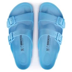 Birkenstock Women's Arizona EVA Sandal- Sky Blue- Medium/Narrow -Shoe Zone Shop 1024588 1024505 top