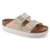 Birkenstock Women's Arizona Platform Sandal- Watercolor Pink- Medium/Narrow -Shoe Zone Shop 1024597