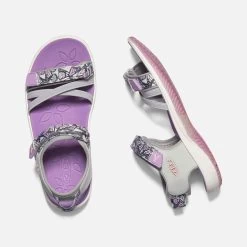 Keen Big Kids' Verano Sandal - Vapor/African Violet -Shoe Zone Shop 1024829 PLD PDP 1