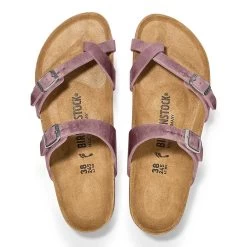 Birkenstock Women's Mayari Oiled Leather Sandal - Lavender - Regular/Wide 7 Birkenstock Women's Mayari Oiled Leather Sandal - Lavender - Regular/Wide -Shoe Zone Shop 1025053 top