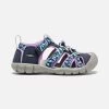 Keen Little Kids' Seacamp II CNX Sandal - Black Iris/African Violet -Shoe Zone Shop 1025136 P PDP