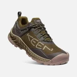 Keen Men's NXIS Evo WP Hiking Shoe - Dark Olive/Black Olive - Regular (D) 9 Keen Men's NXIS Evo WP Hiking Shoe - Dark Olive/Black Olive - Regular (D) -Shoe Zone Shop 1025909 3Q PDP 1