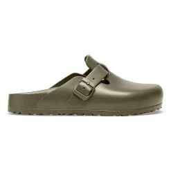 Birkenstock Women's Boston EVA Clog - Khaki - Medium/Narrow (B) -Shoe Zone Shop 1026215 side