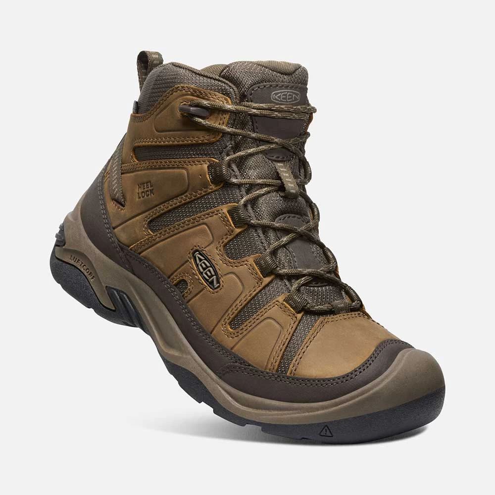 Keen Men's Circadia Mid WP Hiking Boot - Bison/Brindle - Regular (D) 4 Keen Men's Circadia Mid WP Hiking Boot - Bison/Brindle - Regular (D) - Image 2