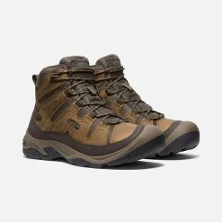 Keen Men's Circadia Mid WP Hiking Boot - Bison/Brindle - Regular (D) 10 Keen Men's Circadia Mid WP Hiking Boot - Bison/Brindle - Regular (D) -Shoe Zone Shop 1026841 PLA PDP 2e22e65e a7b3 45be a5d5 9715812ebc6e