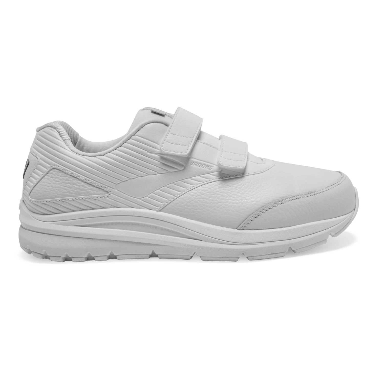 BROOKS Men's Addiction Walker V-Strap 2 Walking Shoes- White/White- Wide (2E) 4 BROOKS Men's Addiction Walker V-Strap 2 Walking Shoes- White/White- Wide (2E) - Image 2