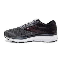 BROOKS Men's Dyad 11 Running Shoe - Blackened Pearl/Alloy/Red - Regular (D) -Shoe Zone Shop 110323 031 M Dyad 11 1