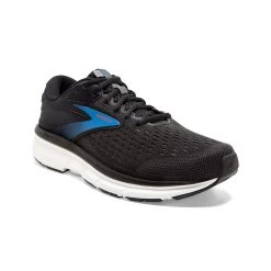 BROOKS Men's Dyad 11 Running Shoe - Black/Ebony/Blue- Extra Wide (4E) 11 BROOKS Men's Dyad 11 Running Shoe - Black/Ebony/Blue- Extra Wide (4E) -Shoe Zone Shop 110323 064 A Dyad 11 CF F20