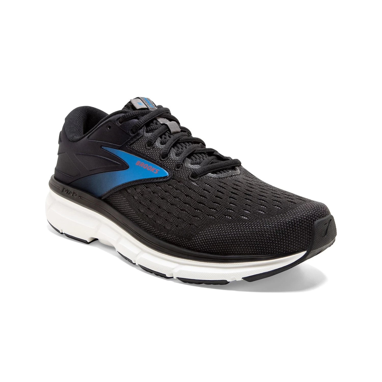 BROOKS Men's Dyad 11 Running Shoe - Black/Ebony/Blue- Extra Wide (4E) 6 BROOKS Men's Dyad 11 Running Shoe - Black/Ebony/Blue- Extra Wide (4E) - Image 4