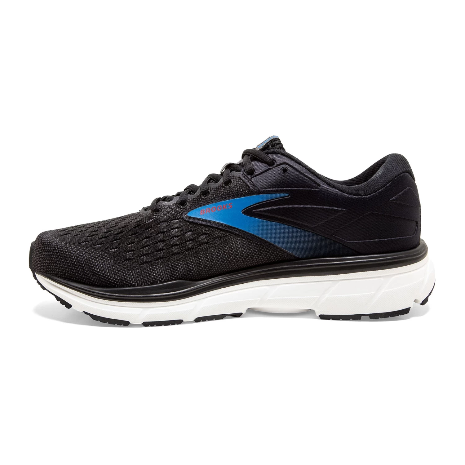 BROOKS Men's Dyad 11 Running Shoe - Black/Ebony/Blue- Extra Wide (4E) 4 BROOKS Men's Dyad 11 Running Shoe - Black/Ebony/Blue- Extra Wide (4E) - Image 2