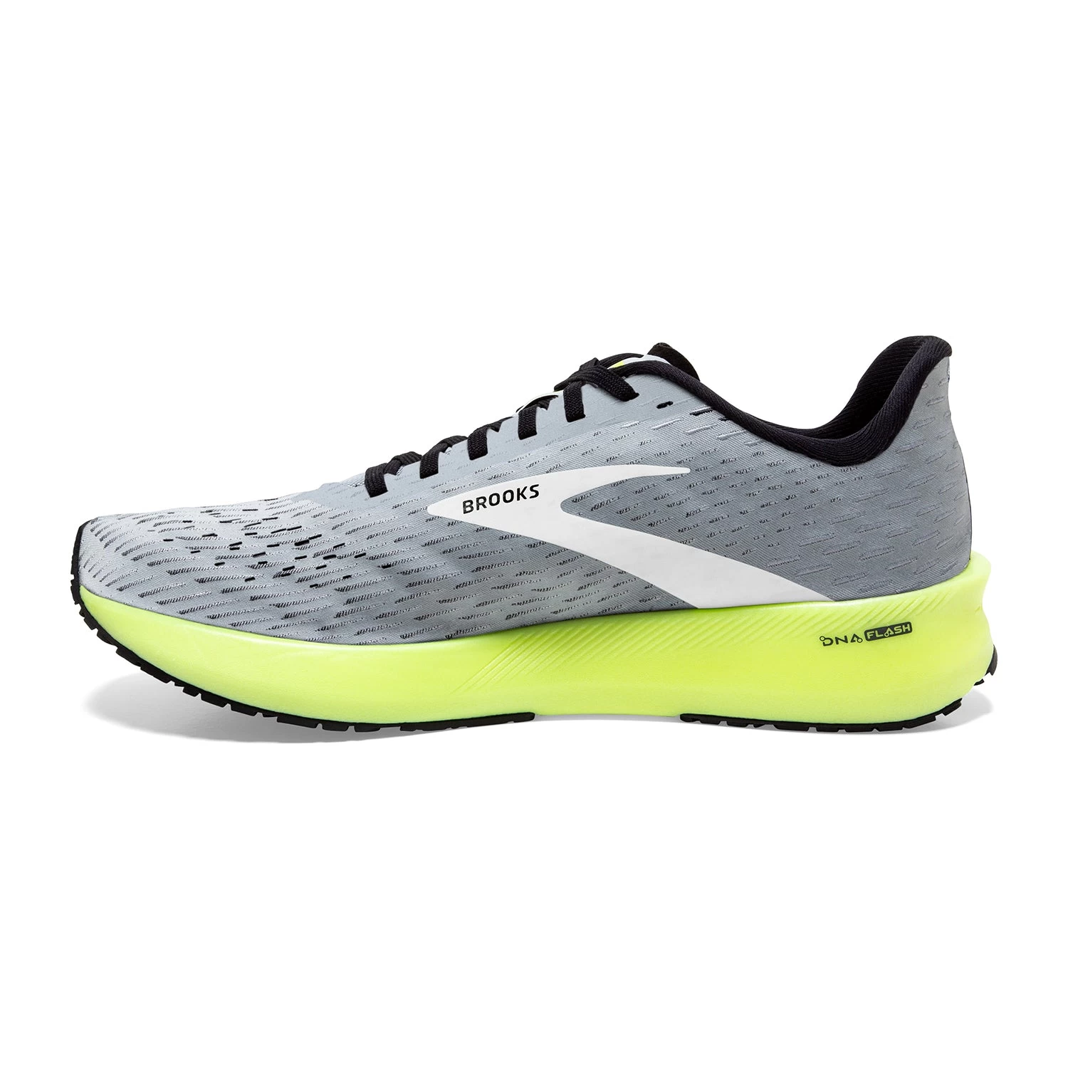 BROOKS Men's Hyperion Tempo Running Shoes - Grey/Black/Nightlife - Regular (D) 4 BROOKS Men's Hyperion Tempo Running Shoes - Grey/Black/Nightlife - Regular (D) - Image 2