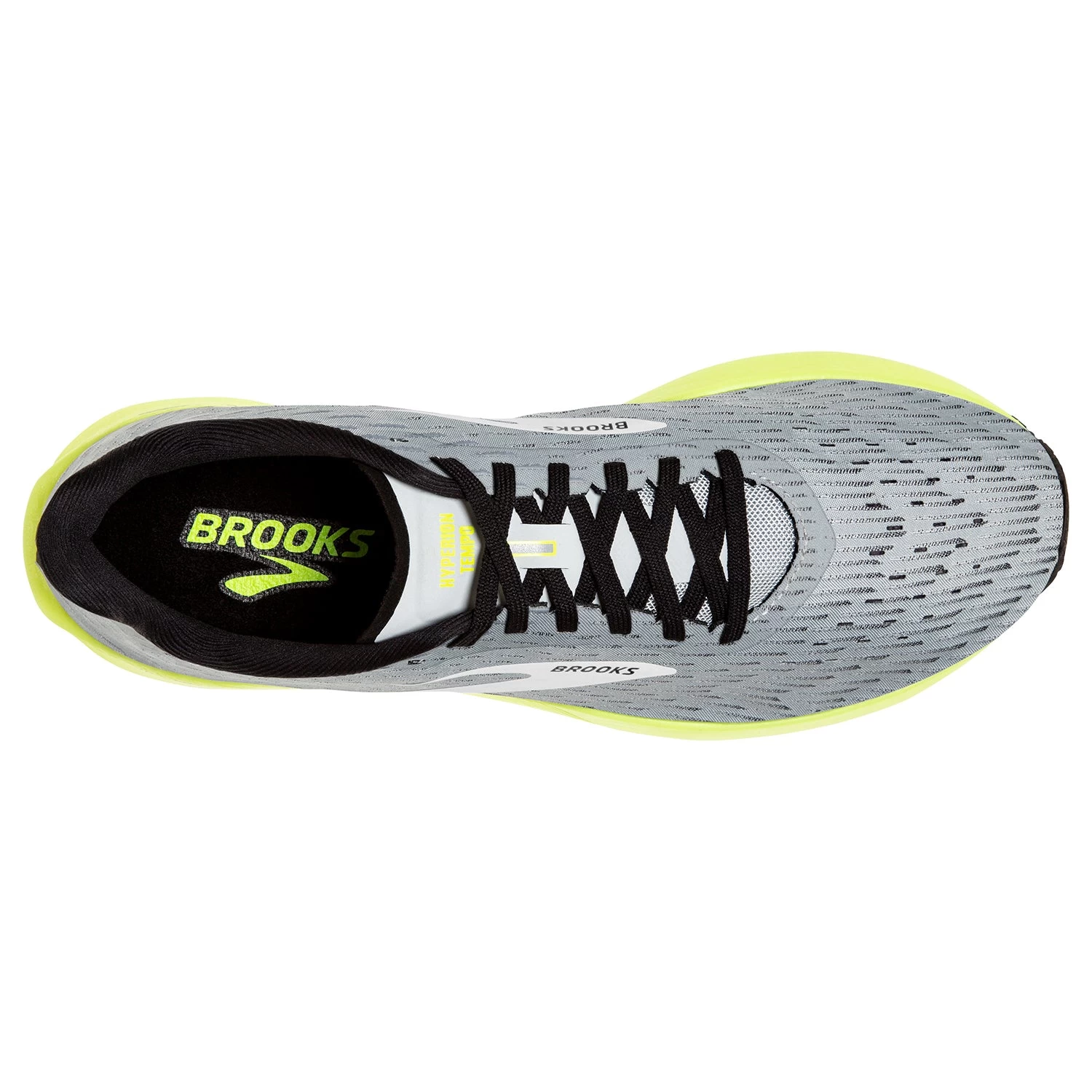 BROOKS Men's Hyperion Tempo Running Shoes - Grey/Black/Nightlife - Regular (D) 7 BROOKS Men's Hyperion Tempo Running Shoes - Grey/Black/Nightlife - Regular (D) - Image 5