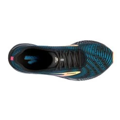 BROOKS Men's Hyperion Tempo Running Shoe - Blue/Phantom/Cosmo - Regular (D) -Shoe Zone Shop 110339 426 O Hyperion Tempo 1
